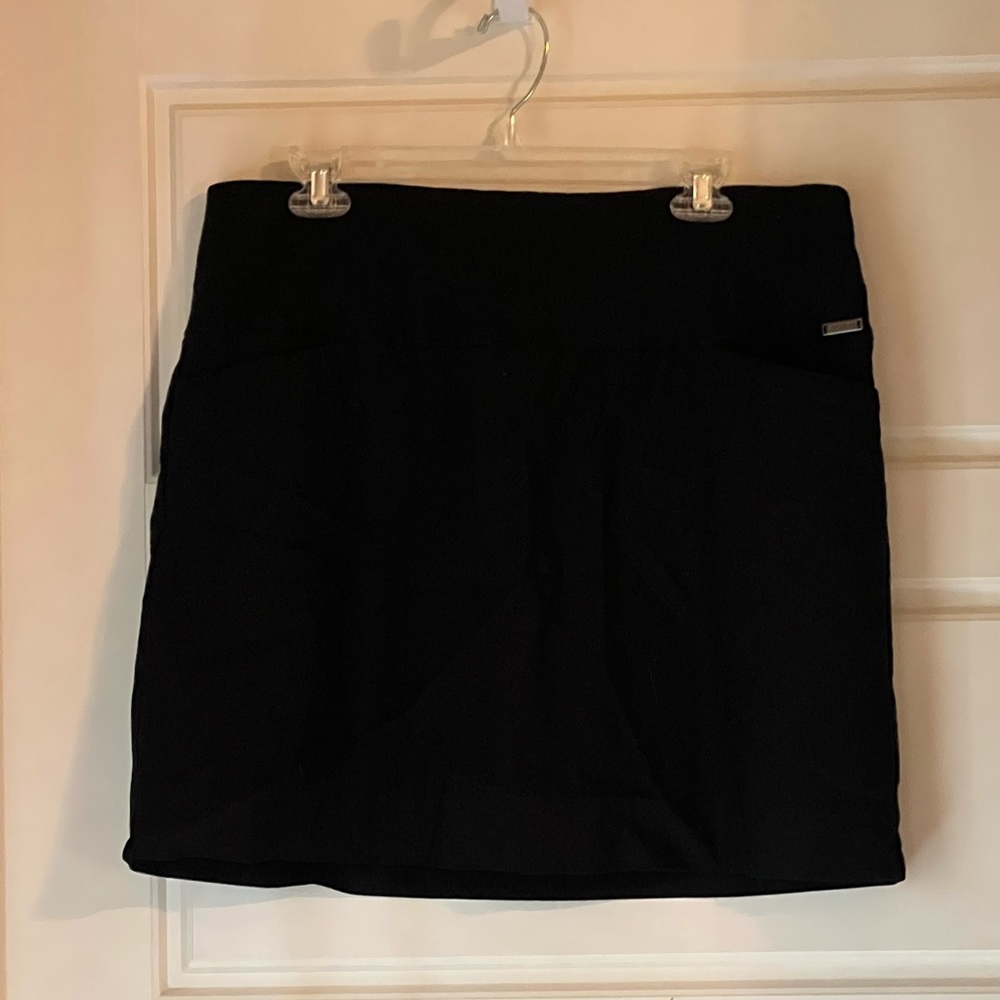 Black Skort Stretchy with Pockets